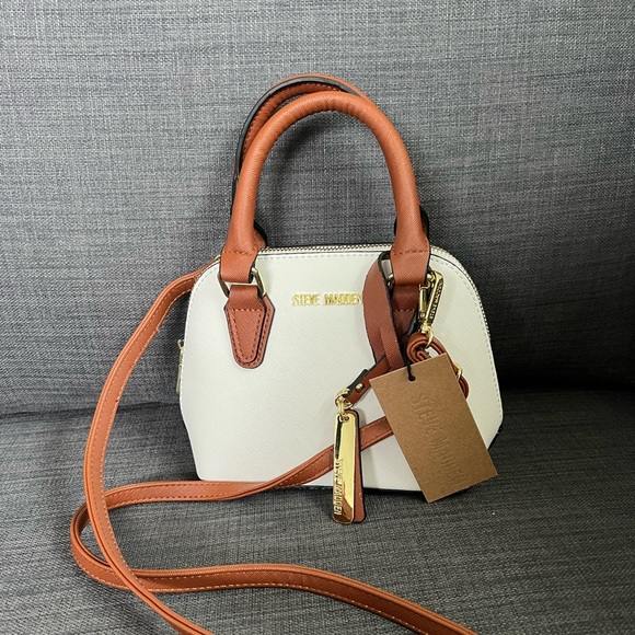 NWT STEVE MADDEN SMALL CROSSBODY SATCHEL SHOULDER BAG - Picture 1 of 9